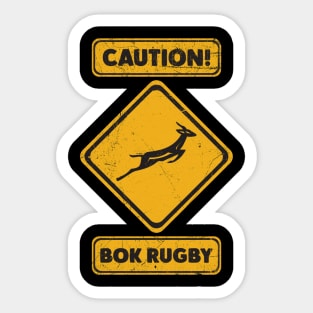 Caution - SpringBoks Crossing Sticker